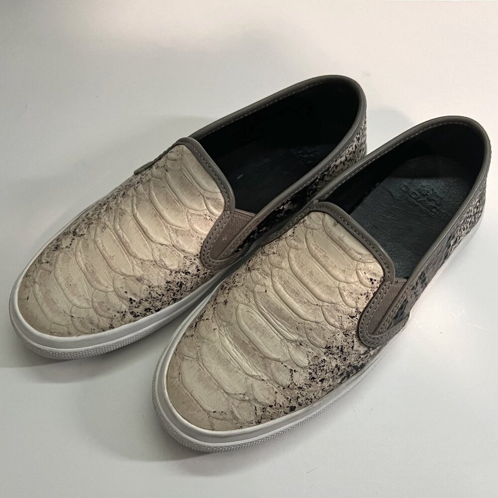 Coach Chrissy Snake Embossed Sneaker Size 5.5